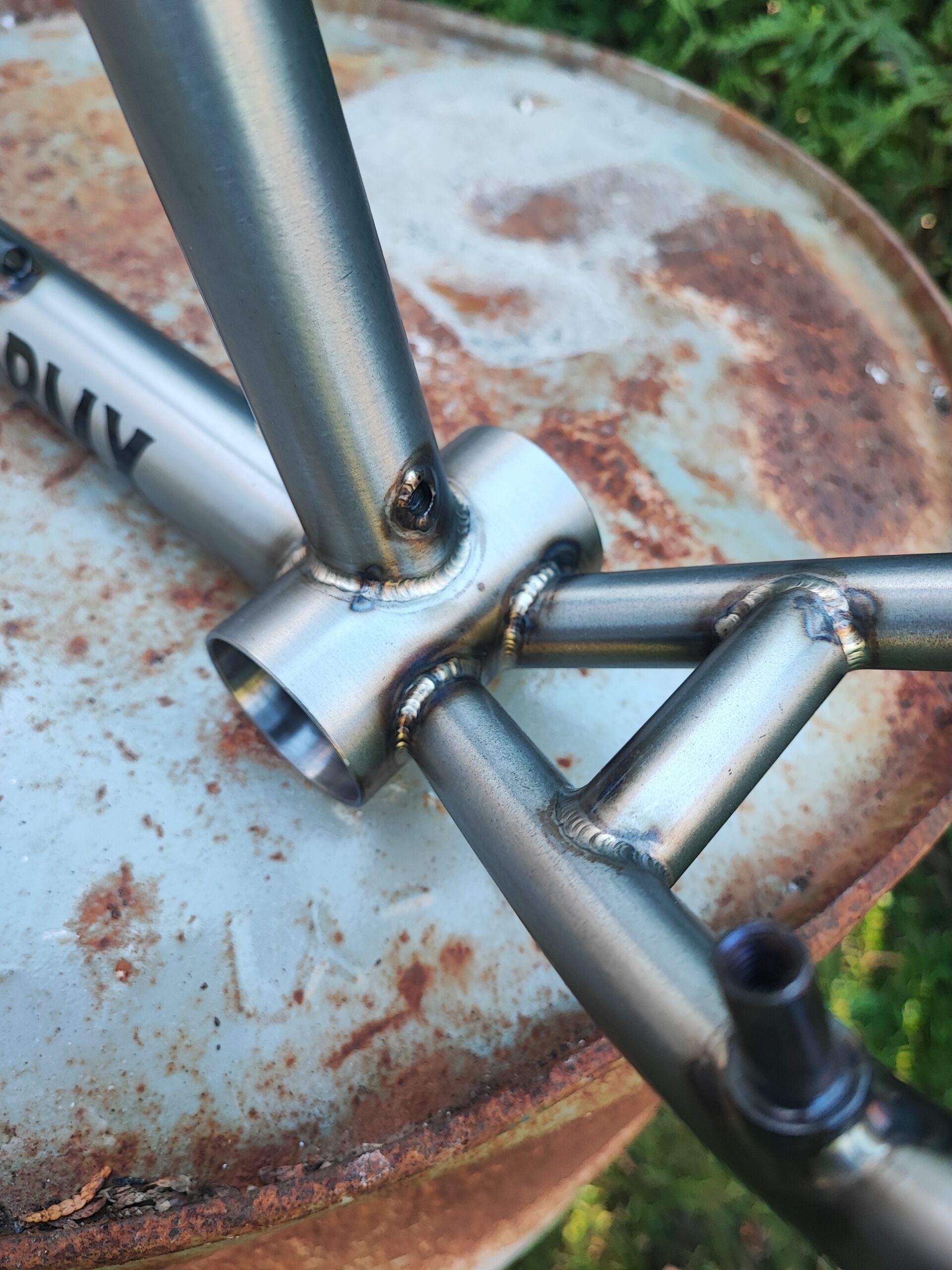 Détails soudure Cadre BMX CCW Fait-main